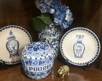 More blue & white selections