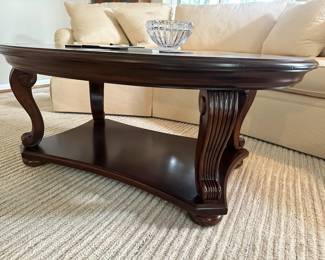 Sherrill cth oval coffee table