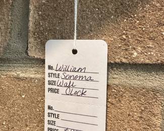 William Sonoma Wall Clock