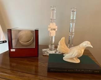  Tiffany & Co Windham Crystal Candle Stick Holders Pair