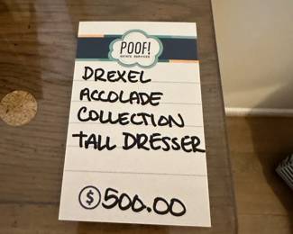 Drexel dresser set