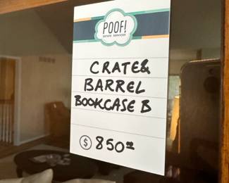 Crate & Barrel bookcase B