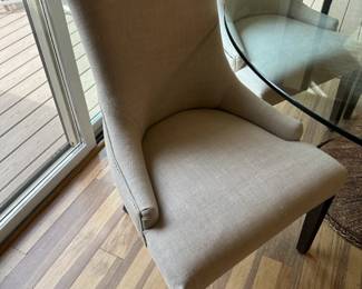 Restoration Hardware nailhead dining chairs