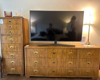Drexel dresser set, Samsung TV