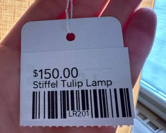 Stiffel tulip lamp