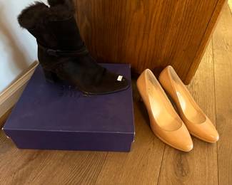 Women's shoes size 7-7.5, brands like Stuart Weitzman, Ugg, Cole Haan