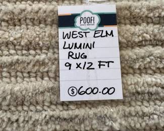 West Elm lumini rug