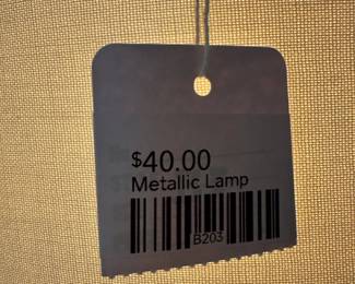 Metallic Lamp