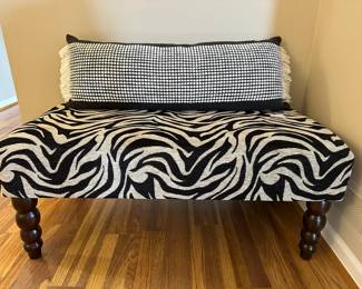 Acme Alysha Zebra Bench