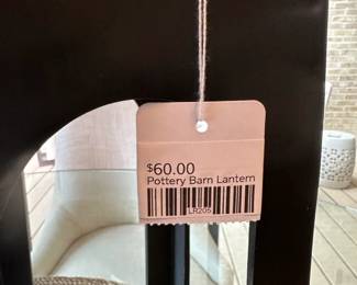 Pottery Barn Lantern