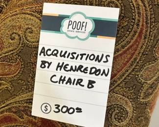 Acquisitions by Henredon chairs