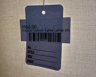 Crystal Column Table Lamp (A)
