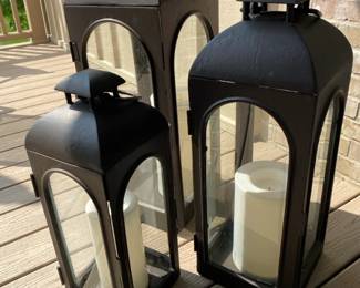 Restoration Hardware Iron Lanters