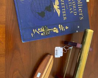Colliers World Atlas and Gazetteer 1940, Brass Jason Kaleidoscope