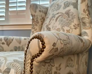 HANCOCK & MOORE WINGBACK CHAIRS