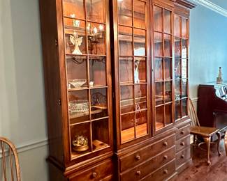 ETHAN ALLAN BREAKFRONT CABINET