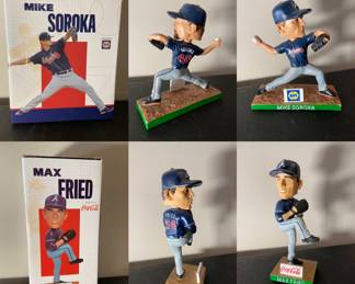 Mike Soroka Atlanta Braves Bobble Head 
Max Fried Atlanta Braves Bobble Head 