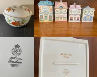 The Lenox Village Cannisters set of 4