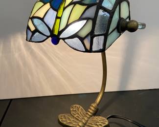 Dragonfly Tiffany Style Desk Lamp