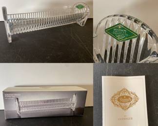 Shannon by Godinger Crystal Cracker Tray