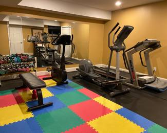 Lots of Free Weights-Chrome Plated Dumbbells 