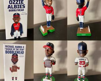 Ozzie Albies Atlanta Braves  Bobble Head
Michael Harris II Atlanta Braves “ Rookie of the Year “ Bobble Head