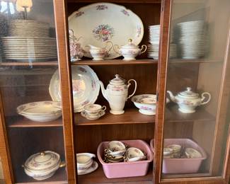 Here is a closer look at the Castleton USA china.