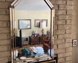 This is one of two wall-mounted mirrors in the sale.