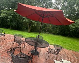 9 pc patio Set $300 (little side tables not included, will be sold separately at sale)