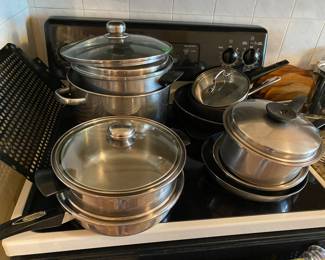 Vintage Kitchenware Stainless Cookware
