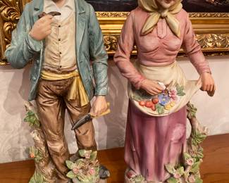 Homco Man Woman Figurine 