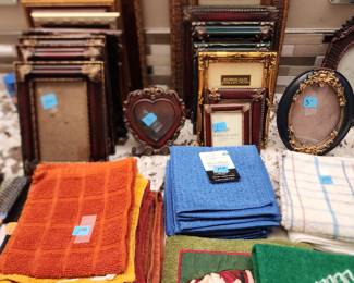 Frames and towels
