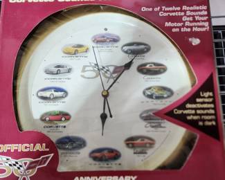 Corvette clock
