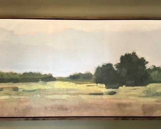 Untitled Landscape. Measures 47" x 24". 