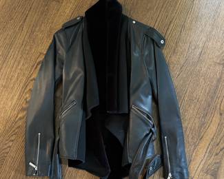 BCBGmaxazaria Leather Moto Jacket. Size S/M. Photo 1 of 2. 