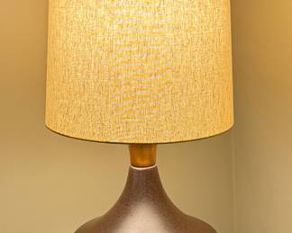 Pair of Ceramic Gourd Style Table Lamps. Each Measures 34" H. Photo 2 of 2. 