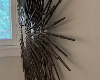Metal "Arrow" Wall Art. Measures 30" D x 6" Thick. Photo 4 of 4. 