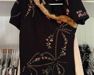 Vintage Fur Lined Sweater. 