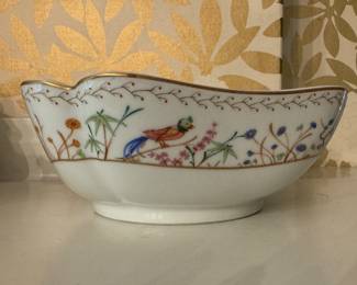 Tiffany & Co "Audubon" Bowl, Limoges, France. Features Flora and Fauna Motifs First Introduced on 19th-Century Tiffany & Co. Hollowware. Photo 1 of 2. 