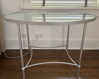 Silver Gilt,  Iron Side Table / Bedside Table. Photo 1 of 3. 