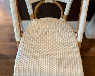 Set of 6 Serena & Lily Rivera Bistro Chairs. One Is Damaged. Photo 2 of 2. 