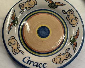Personaled Plate for "Grace."