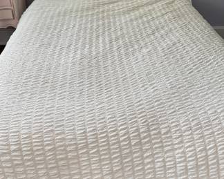 White Full Size Metal Bed Frame. Photo 1 of 2. 