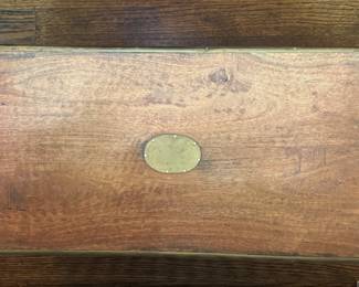 Wood Box with Brass Detail. Photo 4 of 4. 