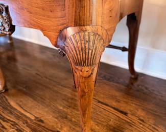 Vintage Queen Anne Style Arm Chair (Only One!). Measures 26" W x 25" D with 19" Seat Height. Photo 5 of 6. 