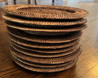 Rattan Chargers. Photo 1 of 2. 