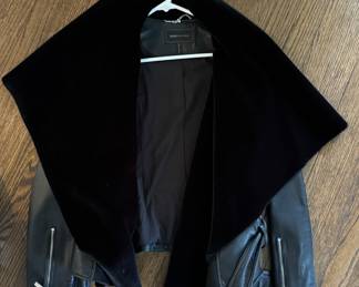 BCBGmaxazaria Leather Moto Jacket. Size S/M. Photo 2 of 2. 