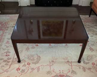 Vintage Mariette Himes Gomez for Hickory Chair Cocktail Table with Pad Feet. Measures 42" x 42" x 19" H. Photo 2 of 5.