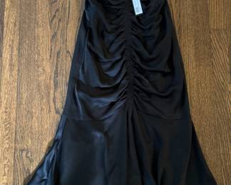 Ruched Black Dress With Tags. Size S. Photo 1 of 2. 