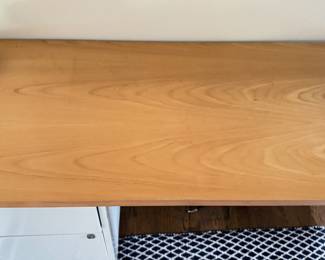 Desk with File Drawer. Measures 54" W x 24" D x 30" H.  Photo 2 of 3. 